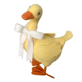 DUCK STANDING 15.5" YELLOW FELT FABRIC