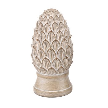 CEMENT DECOR ARTICHOKE 10" H NATURAL FIN.
